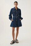 COLORADO DENIM MINI DRESS (WASH INDIGO)