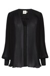 CATHEDRA PLEATED BLOUSE (BLACK)