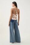 ASSEMBLAGE ASYMETRICAL TOP (FLORAL NATURAL)