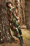 FALLING INTO YOU DRESS (BLACK FLORAL)