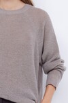 GEORGIA CREW NECK JUMPER (GREIGE)