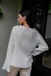 LOVELINE TOP (IVORY PLEAT)