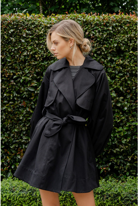 BABY TRENCH (BLACK)