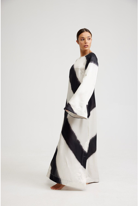 HEIDI DRESS (NERO MILK)