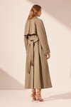 KAI RELAXED TRENCH COAT (GREY KHAKI)
