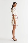 QUEEN OF HEARTS SHIRT DRESS (TURTLE DOVE)