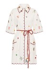 QUEEN OF HEARTS SHIRT DRESS (TURTLE DOVE)