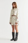 QUEEN OF HEARTS CROPPED JACKET (TURTLE DOVE)