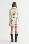 QUEEN OF HEARTS A-LINE MINI SKIRT (TURTLE DOVE)