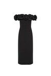 ODETTA MIDI DRESS (BLACK)