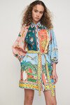 ALL ABOARD MINI DRESS (MULTI)