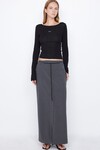 B+B LONG SLEEVE TOP (BLACK)