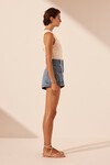 STELLA PATCH POCKET SHORTS (MID BLUE)