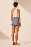 STELLA PATCH POCKET SHORTS (MID BLUE)