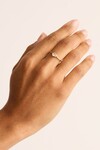 MAGIC OF US RING | APRIL (WHITE TOPAZ/18K GOLD VERMEIL)