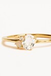 MAGIC OF US RING | APRIL (WHITE TOPAZ/18K GOLD VERMEIL)