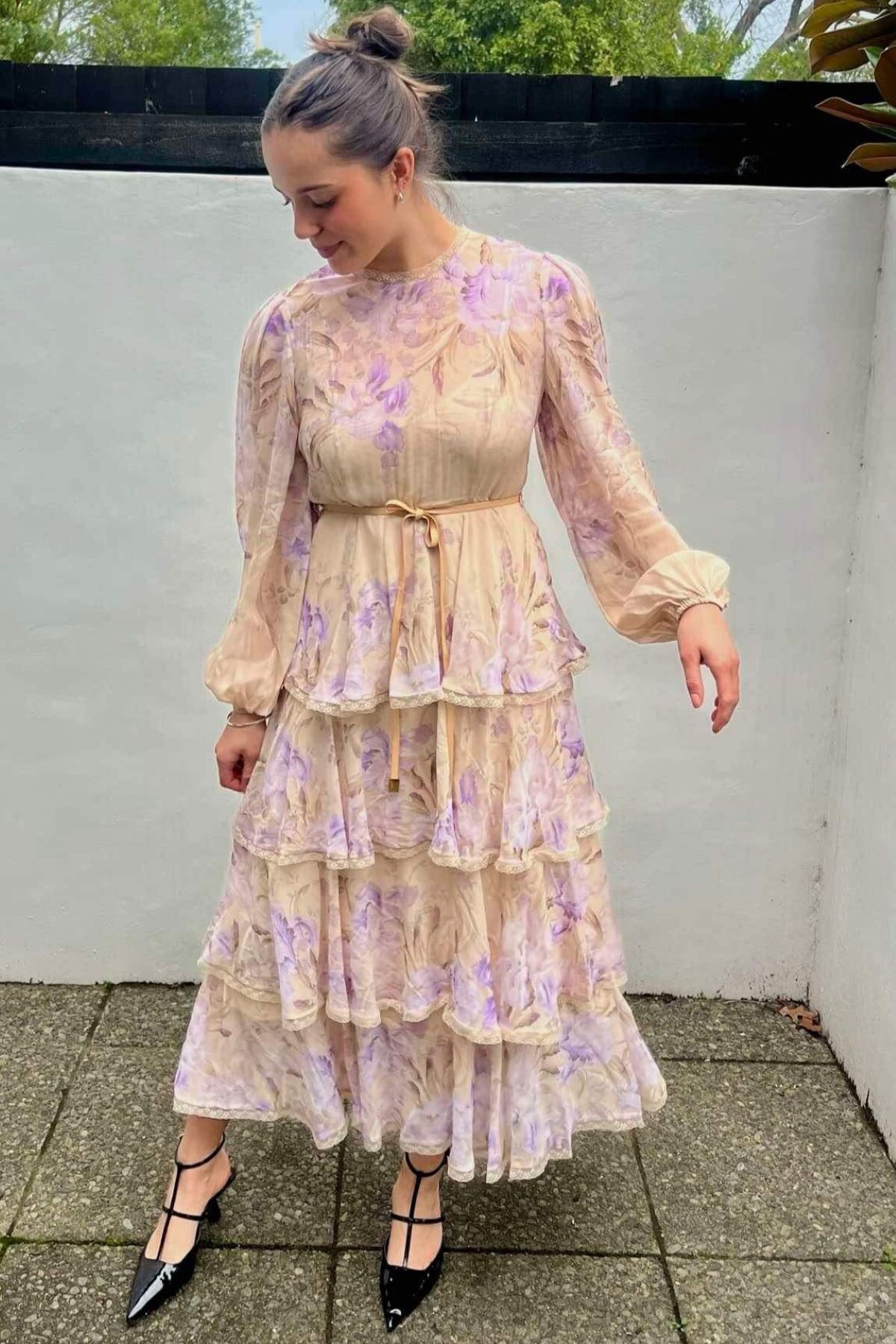 【Zimmermann】EDEN LACE EDGE MIDI DRESS ティアード ミディ Zimmermann EDEN LACE EDGE MIDI DRESS | REVERSIBLE