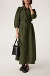 MANLY MIDI DRESS (OLIVE)