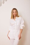 9-5 SHIRT (WHITE LINEN)