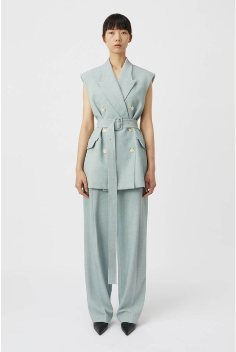 PERCIVAL VEST (BLUE MARLE)