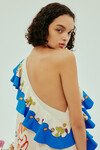 NADIA ONE SHOULDER RUFFLE DRESS (MULTI) 