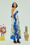 NADIA ONE SHOULDER RUFFLE DRESS (MULTI) 