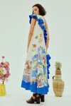 NADIA ONE SHOULDER RUFFLE DRESS (MULTI) 