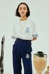 CASA EMBROIDERED TEE (CREAM) 