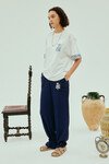 CASA EMBROIDERED TEE (CREAM) 