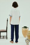 CASA EMBROIDERED TEE (CREAM) 
