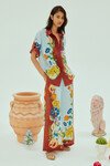 DAHLIA FLORAL LINEN SHIRT (MULTI)