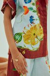 DAHLIA FLORAL LINEN SHIRT (MULTI)