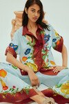 DAHLIA FLORAL LINEN PANT (MULTI) 