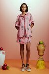 TIMMY EMBROIDERED SHIRT (PINK) 