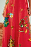ROSE HALTER DRESS (TANGERINE) 