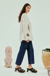 SEB EMBELLISHED BLAZER (CREAM) 