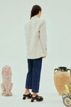 SEB EMBELLISHED BLAZER (CREAM) 