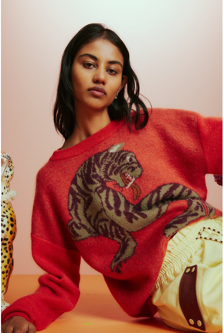 TIGER JUMPER (TANGERINE) 