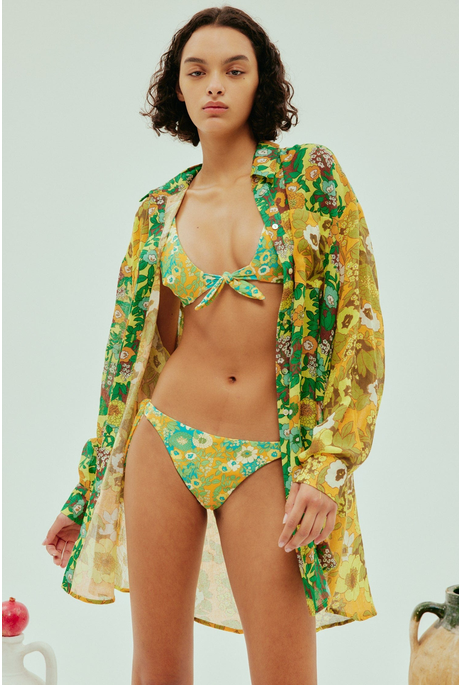 JEFF SPLICED BEACH SHIRT (MULTI)