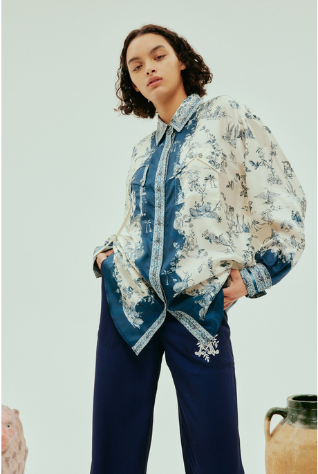 CASA SILK SHIRT (CREAM)
