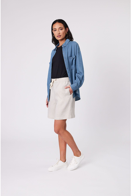 EASE BERMUDA SHORT (NATURAL)