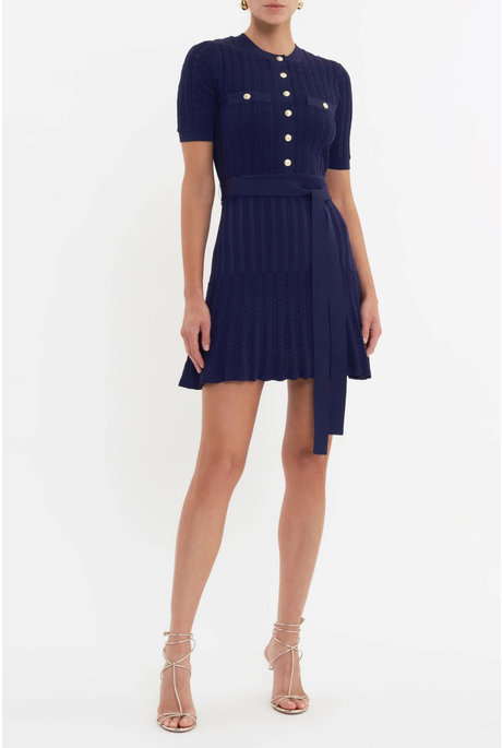 LUCY KNIT MINI (NAVY) 