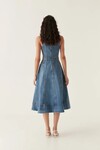 CLAY DENIM MIDI DRESS (90's WASHY)