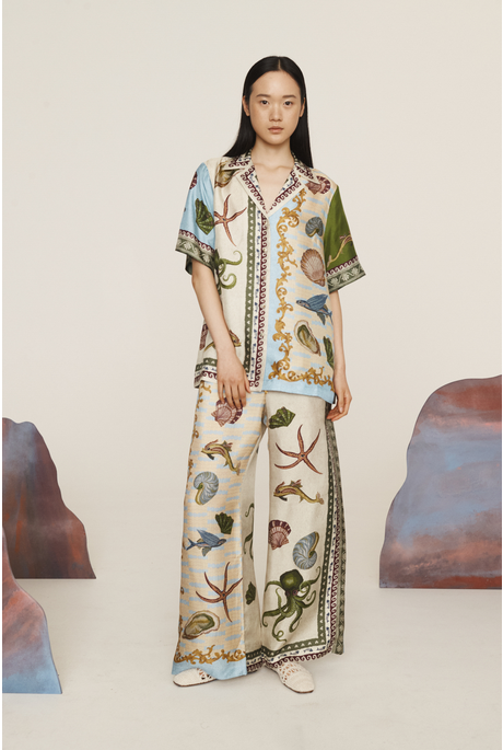BATH HOUSE SILK PANT (MULTI)