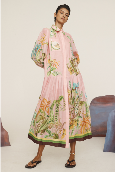 PAPAYA SHIRTDRESS (PINK)