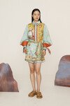 SURREALIST SUMMER MINI SHIRTDRESS (MULIT) 