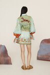 SURREALIST SUMMER MINI SHIRTDRESS (MULIT) 