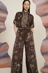 SAMMY SILK PANT (CHOCOLATE)