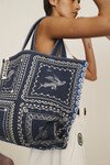 OCEANE SHOPPER TOTE (BLUE)