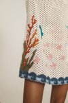 SPLASH MINI DRESS (CREAM) 